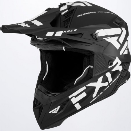 CASQUE HELIUM RACE DIV NOIR BLANC