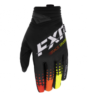 GANTS PRIME NOIR ORANGE 23