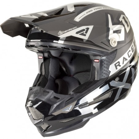 CASQUE 6D ATR-2 RACE ARGENT