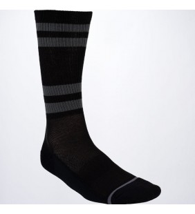 CHAUSSETTES TURBO NOIR 2 PAIRES