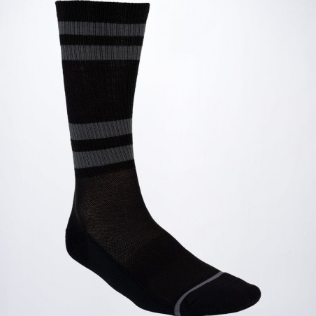 CHAUSSETTES TURBO NOIR 2 PAIRES