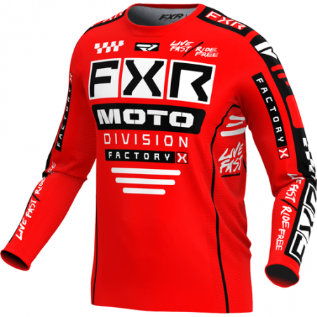 MAILLOT PODIUM GLADIATOR NOIR ROUGE