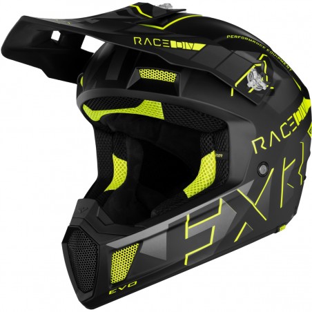 CASQUE CLUTCH EVO NOIR JAUNE 23