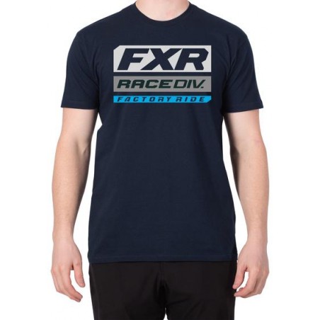 T SHIRT FXR RACE DIVISION BLEU