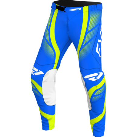 PANTALON HELIUM BLEU/JAUNE 26