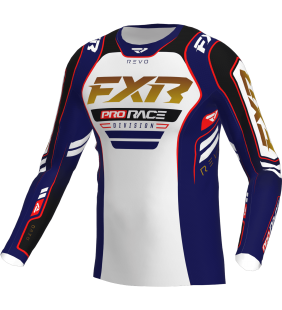 MAILLOT REVO BLEU/BLANC/OR 26