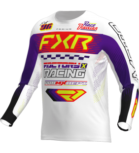 MAILLOT PODIUM BLANC/VIOLET 26