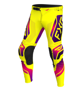 PANTALON PODIUM JAUNE/VIOLET 26
