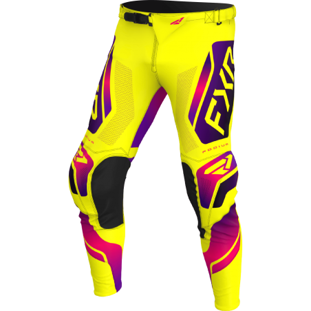 PANTALON PODIUM JAUNE/VIOLET 26
