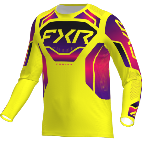 MAILLOT PODIUM JAUNE/VIOLET 26