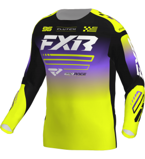 MAILLOT CLUTCH JAUNE/VIOLET 26