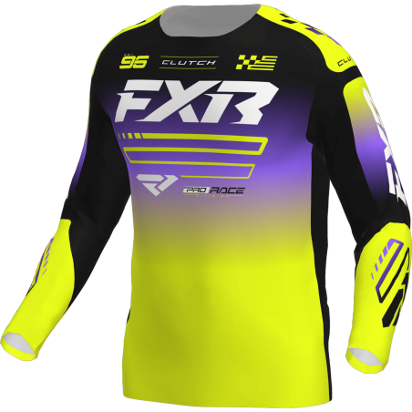 MAILLOT CLUTCH JAUNE/VIOLET 26