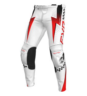 PANTALON CLUTCH PRO BLANC/ROUGE