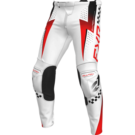 PANTALON CLUTCH PRO BLANC/ROUGE