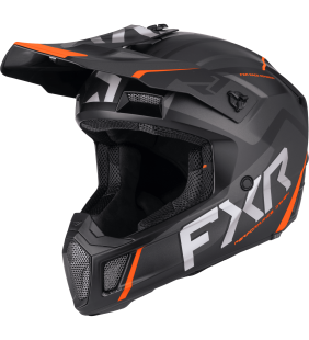 CASQUE CLUTCH EVO NOIR/ORANGE 26