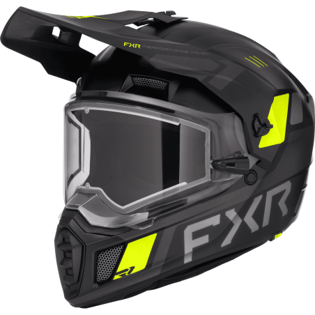 CASQUE CLUTCH X NOIR/JAUNE 26