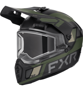 CASQUE CLUTCH X NOIR/KAKI 26
