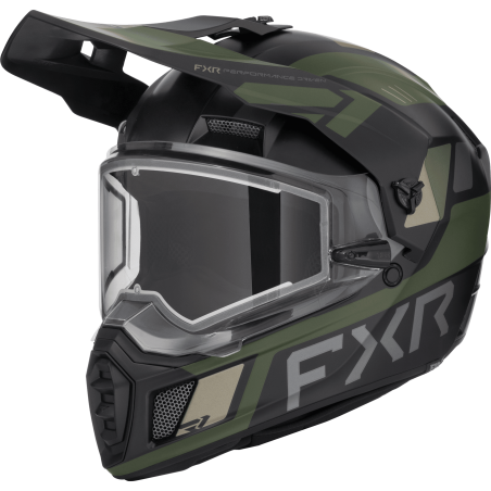 CASQUE CLUTCH X NOIR/KAKI 26