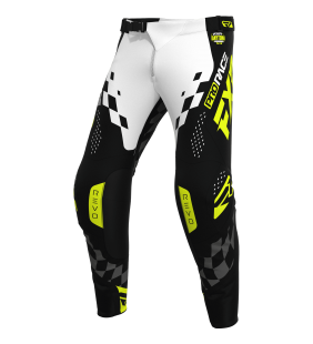 PANTALON REVO BLANC/JAUNE 26.5