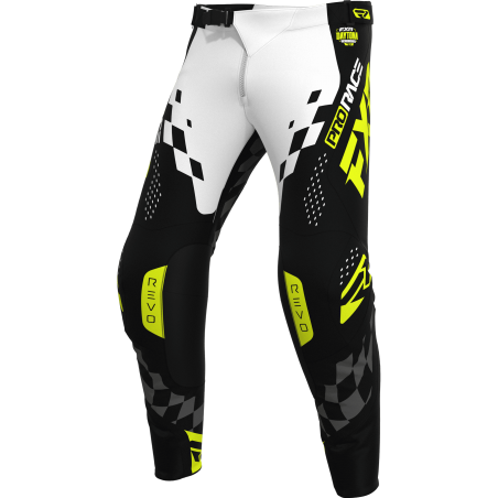 PANTALON REVO BLANC/JAUNE 26.5