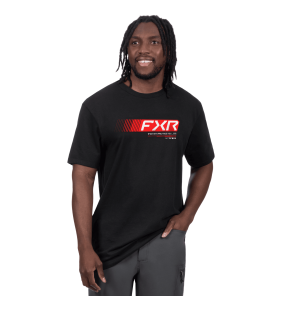 T-SHIRT FXR FACTORY NOIR/ROUGE