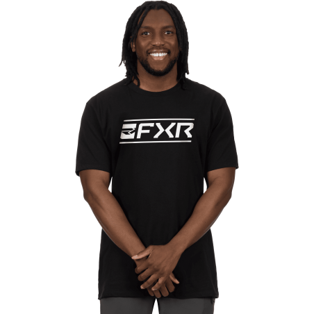 T-SHIRT FXR VICTORY NOIR/BLANC