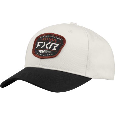 CASQUETTE FXR RACE PLATE BLANC