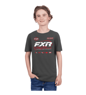T-SHIRT RACE DIV FXR ENFANT GRIS