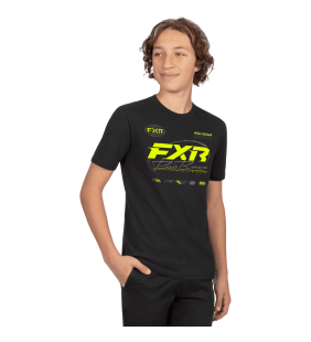 T-SHIRT RACE DIV FXR ENFANT NOIR