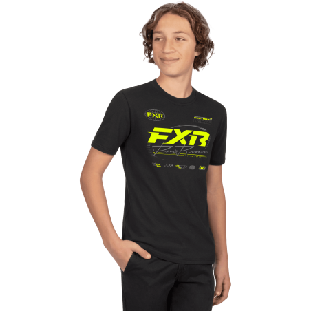 T-SHIRT RACE DIV FXR ENFANT NOIR