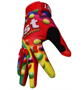 FIST STRAPPED GLOVE CHEWED UP