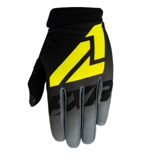 GANTS CLUTCH STRAP NOIR JAUNE