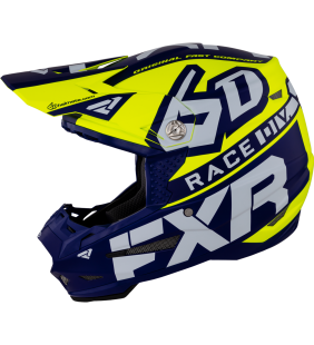 CASQUE 6D ATR-2 FXR JAUNE BLEU