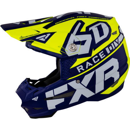CASQUE 6D ATR-2 FXR JAUNE BLEU
