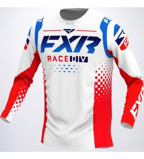 MAILLOT REVO LE MX 22-ROUGE BLANC