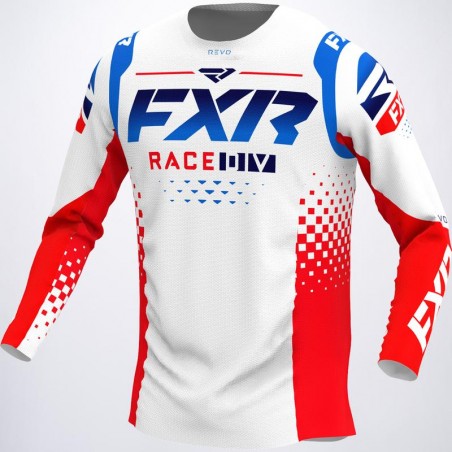 MAILLOT REVO LE MX 22-ROUGE BLANC