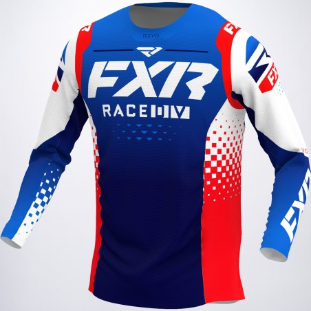 REVO LE MX JERSEY 22-BLEU ROUGE