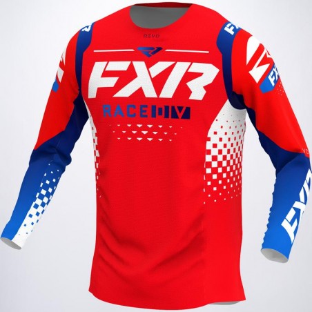 REVO LE MX JERSEY 22-ROUGE BLEU